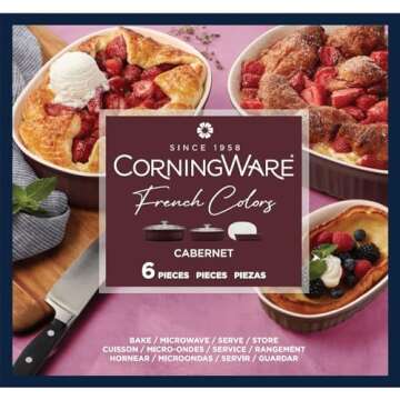 CorningWare Ceramic Bakeware Set - 6 Piece