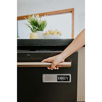 Rustic Clean Dirty Dishwasher Magnet for Kitchen