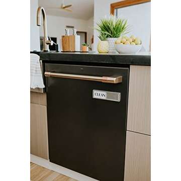 Rustic Clean Dirty Dishwasher Magnet for Kitchen