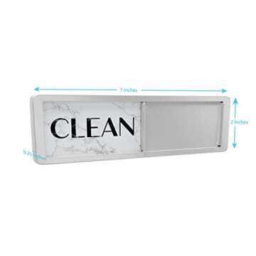 Rustic Clean Dirty Dishwasher Magnet for Kitchen