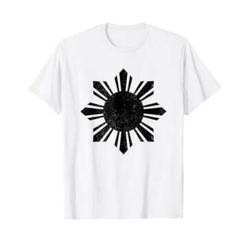 Philippines T Shirt Filipino Vintage Sun Tee Pinoy Pinay T-Shirt