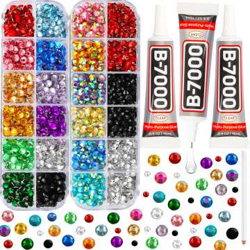 Shimmering Rhinestones for Crafting & Bedazzling Projects