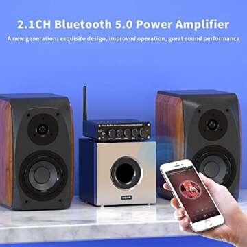 Fosi Audio BT30D Mini 2.1 Channel Bluetooth Amp