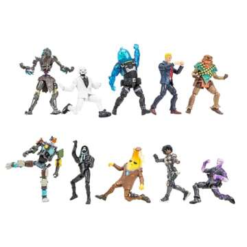 FORTNITE Chapter 2 Battle Royale - Ten 4-inch Articulated Figures in Dynamic Packaging with Codes for Bonus Virtual Items - Amazon Exclusive