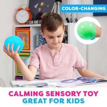 Color-Changing Arggh Large Stress Ball for All Ages