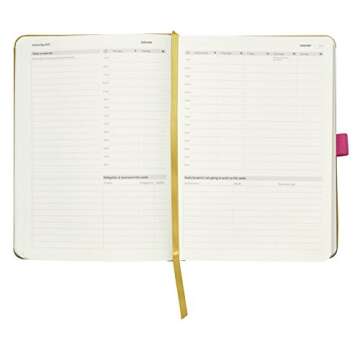 Action Day 2017 - World´s Best Action Planner - Layout Designed to Get Things Done - Weekly Daily Monthly Yearly Agenda, Calender, Appointment, Organizer & Goal Journal (6x8 / Thread-Bound/Yellow)