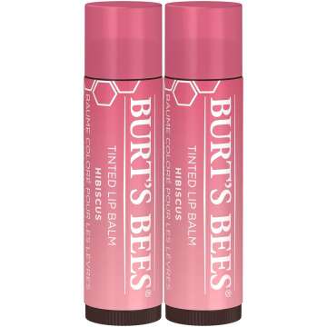 Burt's Bees 2-Pack Lip Tint Balm with Shea Butter - Soft Hibiscus