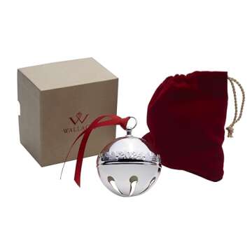 Wallace 2024 Silver Plated Sleigh Bell Ornament 54th Edition