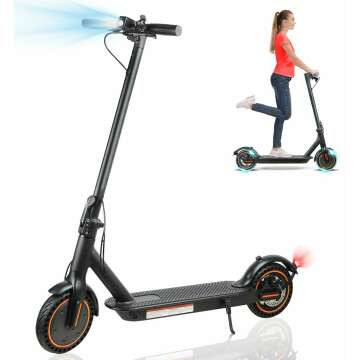 Adult Electric Scooter - 350W Power & 19-Mile Range