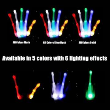 VICAITOYS Toys for Ages 8-13 LED Gloves Toys for Boys Age 8-10 Light Up Gloves, Light Up Gloves for Kids Birthday Easter Gift Cool Fun Toys for 8-13 Year Old