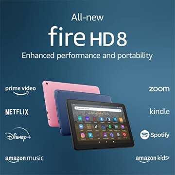 Amazon Fire HD 8 Tablet 64GB 8" HD 2022 Release