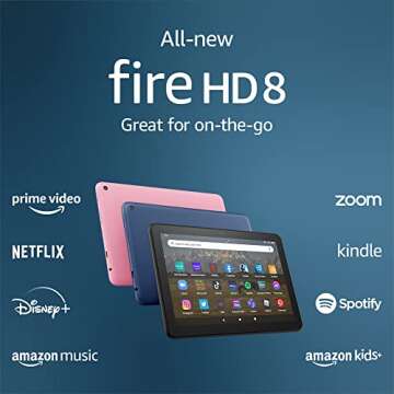 Amazon Fire HD 8 Tablet 64GB 8" HD 2022 Release