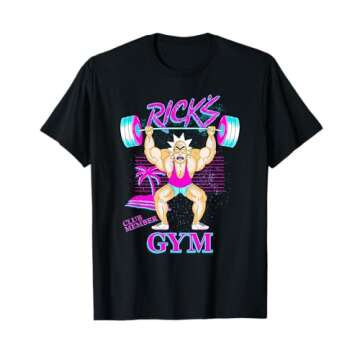 Rick and Morty Rick's Gym T-Shirt