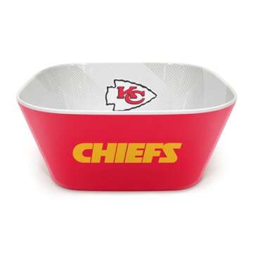 YouTheFan NFL Kansas City Chiefs Large Party Bowl