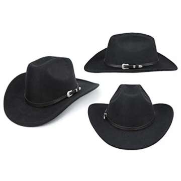 Stylish Roll Up Cowboy Hat for Men & Women