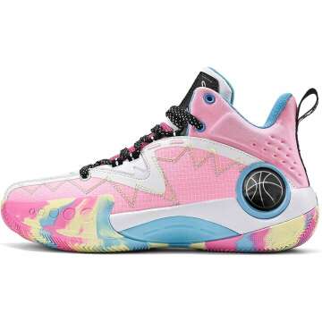 ASHION Non-Slip High Top Kids Basketball Shoes - Sneakers