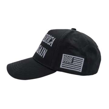 Dark MAGA Hat,Black MAGA Hat 2024 Blackout MAGA Hat Trump Hats Never Surrender All Black on Black Hat