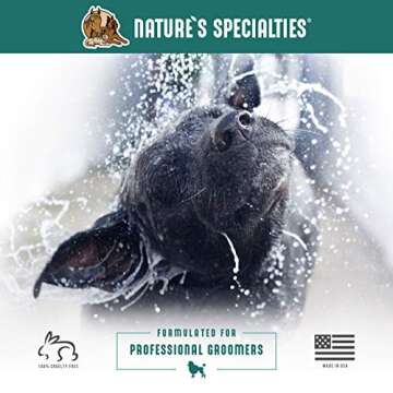 Nature's Specialties Plum-Tastic Ultra Concentrated Dog Conditioner for Pets, Makes up to 4 Gallons, Natural Choice for Professional Groomers, Maximum Moisture, Made in USA, 16 oz