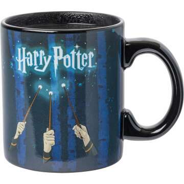 Harry Potter Wand Reveal Heat Ceramic Mug 20oz