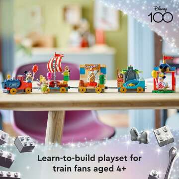 LEGO Disney 100 Celebration Train Building Set