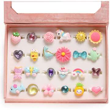 PinkSheep Little Girl Rings