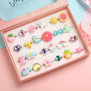 PinkSheep Little Girl Rings