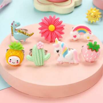 PinkSheep Little Girl Rings