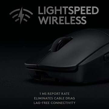 Wireless Gaming Mouse with HERO 25K Sensor & Programmable Buttons