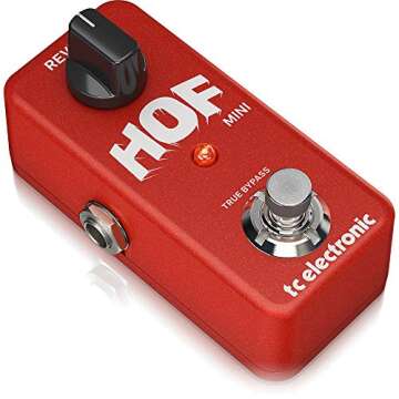 TC Electronic HALL OF FAME MINI REVERB Ultra-Compact Reverb Pedal with Built-In TonePrints*