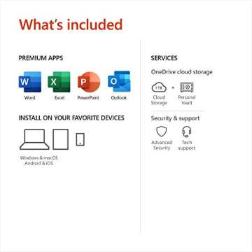 Microsoft Office 365 Personal | 1-year subscription, 1 user, PC/Mac Key Card