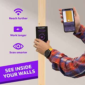 WALABOT DIY 2 - Advanced Stud Finder and Wall Scanner for Android & iOS Smartphones