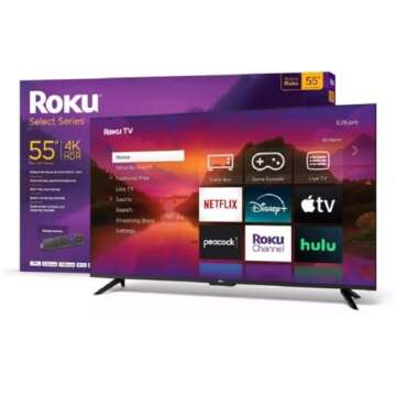 Roku 43" Select 4K HDR Smart TV - Renewed Deals