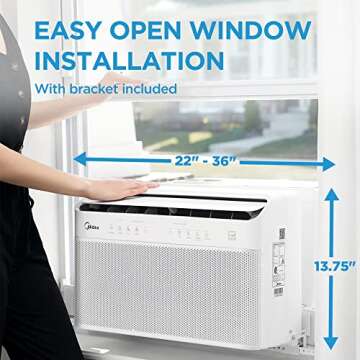 Midea 12,000 BTU Smart Inverter Window AC