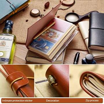 Leather Travel Journal for Coaches | Gift Ideas