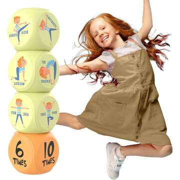 Kids Yoga Dice Set