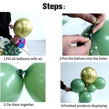 Sage Green Balloon Garland Kit - 137PCS for Events