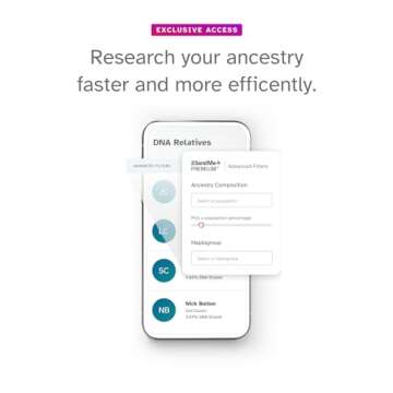 23andMe+ Premium Membership Bundle - DNA Kit with Personal Genetic Insights Including Health + Ancestry Service Plus 1-Year Access to Exclusive Reports (Before You Buy See Important Test Info Below)