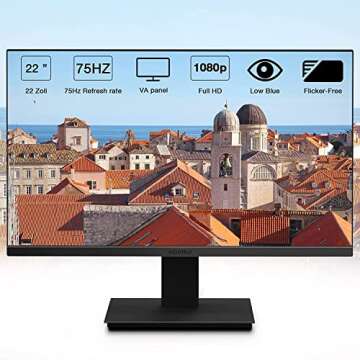 KOORUI 22 Inch Computer Monitor