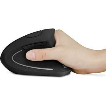 Anker Vertical Ergonomic Wireless Mouse - 5 Buttons