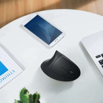 Anker Vertical Ergonomic Wireless Mouse - 5 Buttons