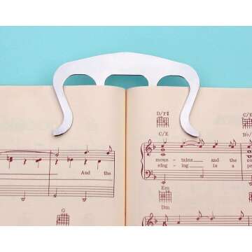 Music Book Clip - Essential Page Holder for Sheet Music