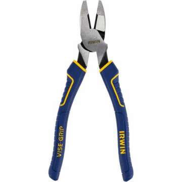 IRWIN VISE-GRIP North American Lineman's Pliers, 9-1/2", 2078209