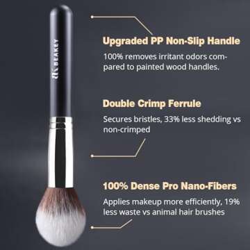 BEAKEY Makeup Brushes Set for Perfect Application