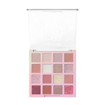 wet n wild Hello Kitty Eye & Face Palette, 2 Bold Richly Pigmented Palettes, Multi-Functional Buildable and Blendable Formula, Cruelty-Free & Vegan - Be Kind