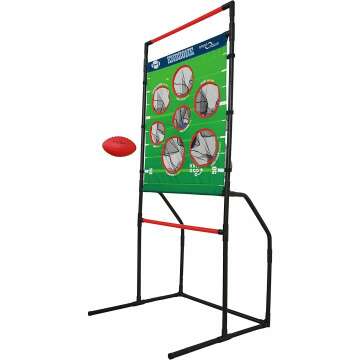 JOOLA Sport Squad Endzone Challenge 2 in 1 Football Toss and Flying Disc Toss - Backyard and Lawn Game for Indoor and Outdoor Use -Practice your Throwing Skills with this Football Target Carnival Game