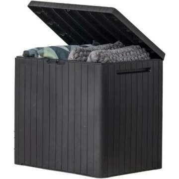 Keter 30 Gallon Resin Outdoor Storage Box - Stylish Storage