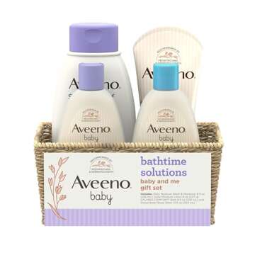 Aveeno Baby Bathtime Solutions Gift Set - Perfect for Baby & Me!