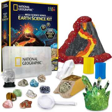 National Geographic STEM Kit: 15+ Experiments for Kids