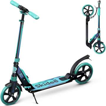 Skidee Scooter for Adults & Teens - Adjustable & Lightweight