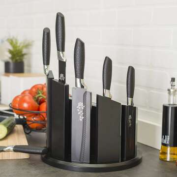 Magnetic Knife Block for Convenient Kitchen Storage